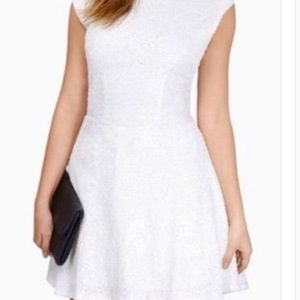 Sequin White Tobi Dress